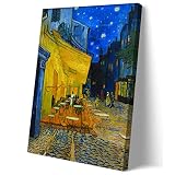 Van Gogh Canvas Wall Art, Cafe Terrace at Night 1888 By Vincent Van Gogh Giclee Prints Canvas Wall A