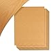 Juvale 48 Pack Stationery Paper - Horizontal Wood Grain Patterns - Letterhead - Decorative Design Paper - Double Sided - Printer Friendly, Brown, 8.5 x 11 Inch Letter Size Sheets