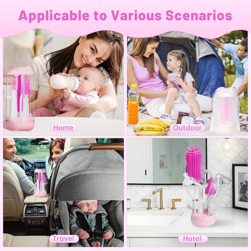 Save 44% on Koumolar Bottle Brush Set with UV Light & Drying Rack