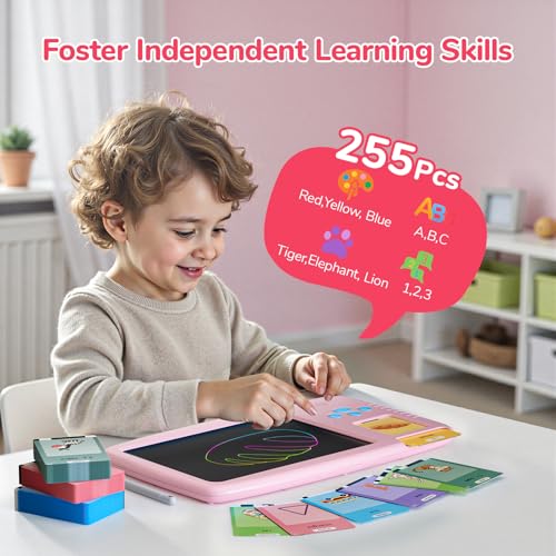 Flash Cards for Toddlers 1-3: 2-in-1 LCD Writing Board - image 3