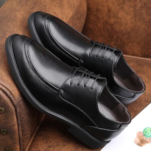 Men's Lace Up Dress Shoes Oxford Shoes Formal Suit Shoes for Men Comfortable Business Derby Shoes4