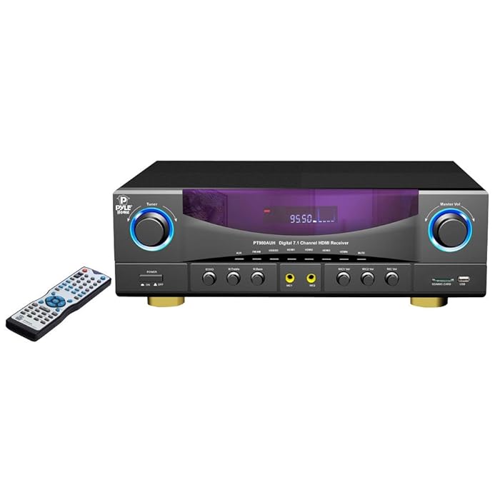 Buy Pyle Home PT980AUH 7.1Channel 350 Watts AM/FM Radio with USB/SD Card and HDMI Amplifier