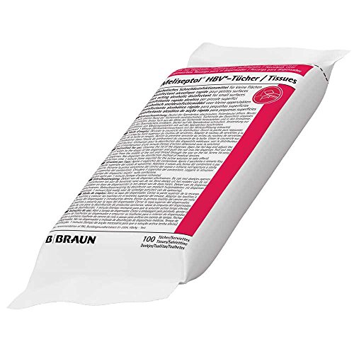 B.Braun Desinfektionstücher Meliseptol® HBV Tücher Nachfüllpack 100 Tücher