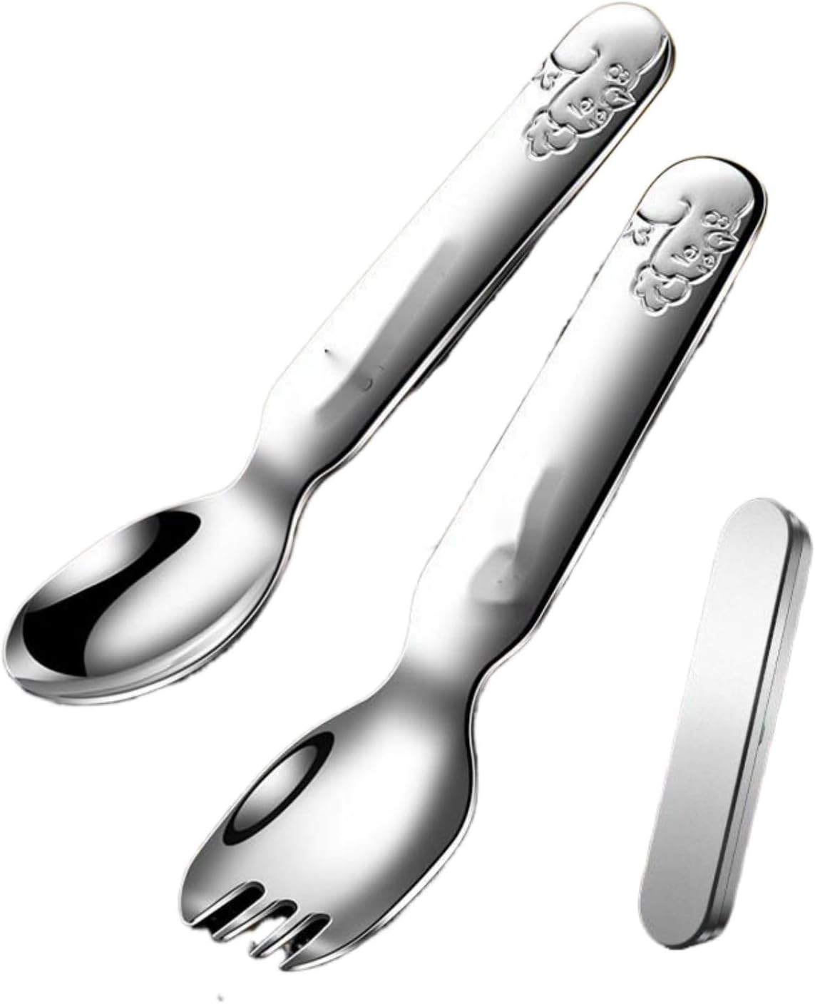 316不锈钢勺子 Stainless Steel Long handled soup spoons，Spoons,Meal spoon 子元宝勺吃饭勺汤勺汤匙调羹小勺子 Stainless Steel Long handled soup spoons，Spoons,Meal spoon Household Cleaning，Kitchen Storage Essentials