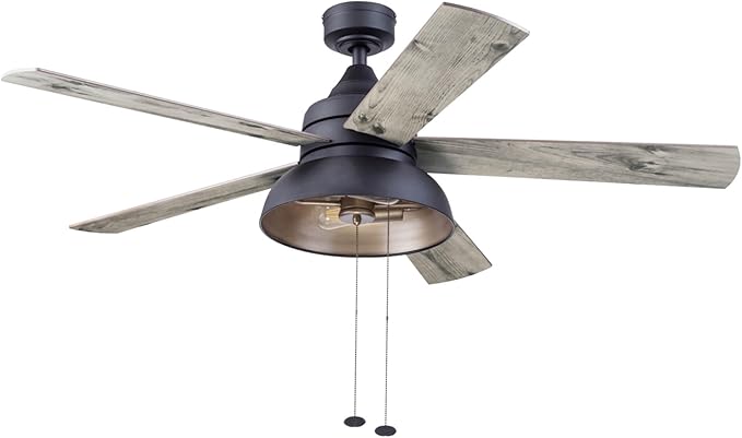 Ventilador de Techo 52 Pulgadas Con Luz Industrial 120V miniatura 12