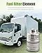 2x Fuel Filter Element for ISUZU NRR NQR NPR NPR-HD 4JJ1 3.0L 4HK1 5.2L 2005-2022 High Efficiency Diesel Fuel Filter Replace 5876101570，8943692992