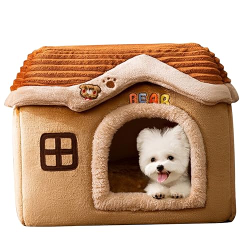 Cueva para perros lavable con base anti-deslizamiento y gran espacio interior 2