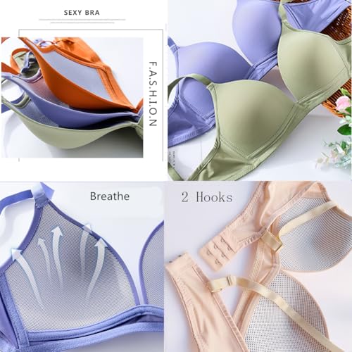 Teen Girls Adjustable Training Bra Seamless Sports Bra Wireless Breathe Bra4