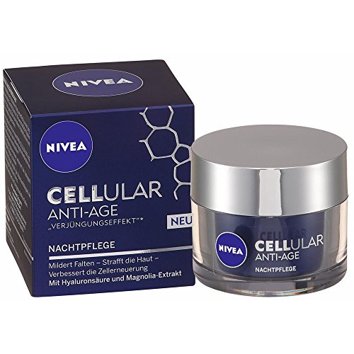 Preisvergleich Produktbild Nivea Cellular Anti-Falten Nachtpflege, 1er Pack (1 x 50 ml)