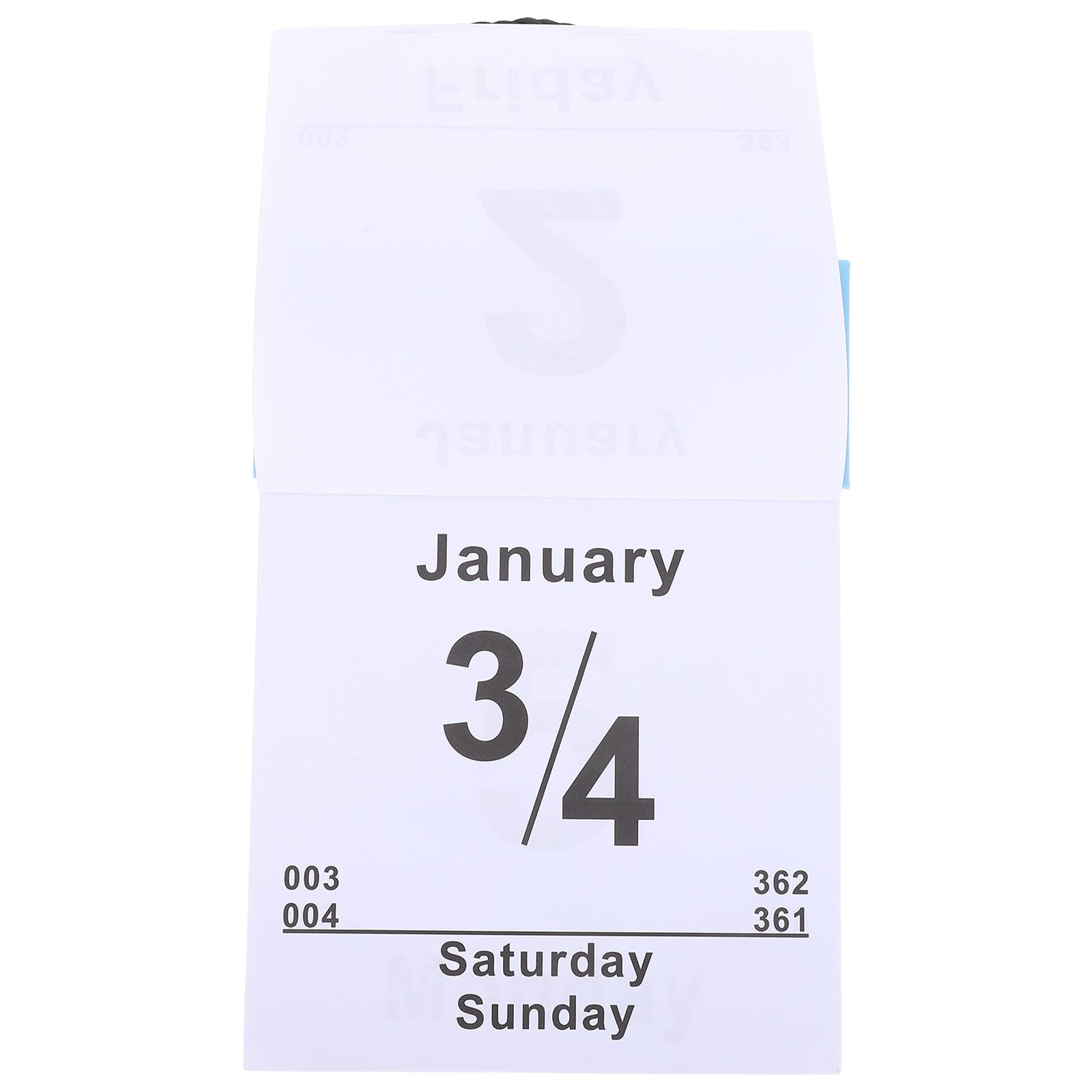Calendario da Parete Portatile 2026 a Strappo Giornaliero Date Grandi e Lettere in Grassetto Planner Compatto per Monitoraggio Attività e Anniversari Agenda Giornaliera per