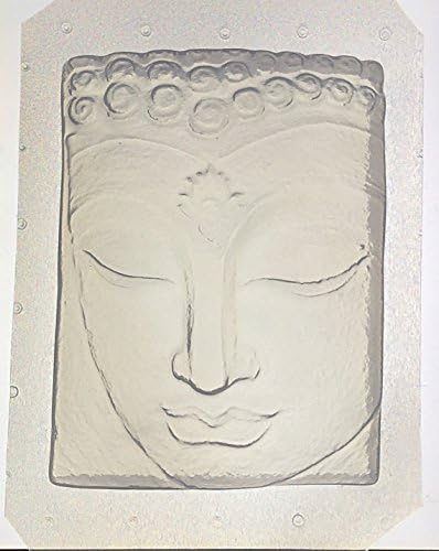 Flexible Resin Orgone or Orgonite Mold Buddha Mould 5" X 3.75" X 1" Deep