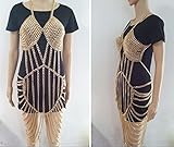 Modekette Kette des trendy Art und Weisezusatzes lange Halskette Kettenglieder - volle Körperabnutzung
