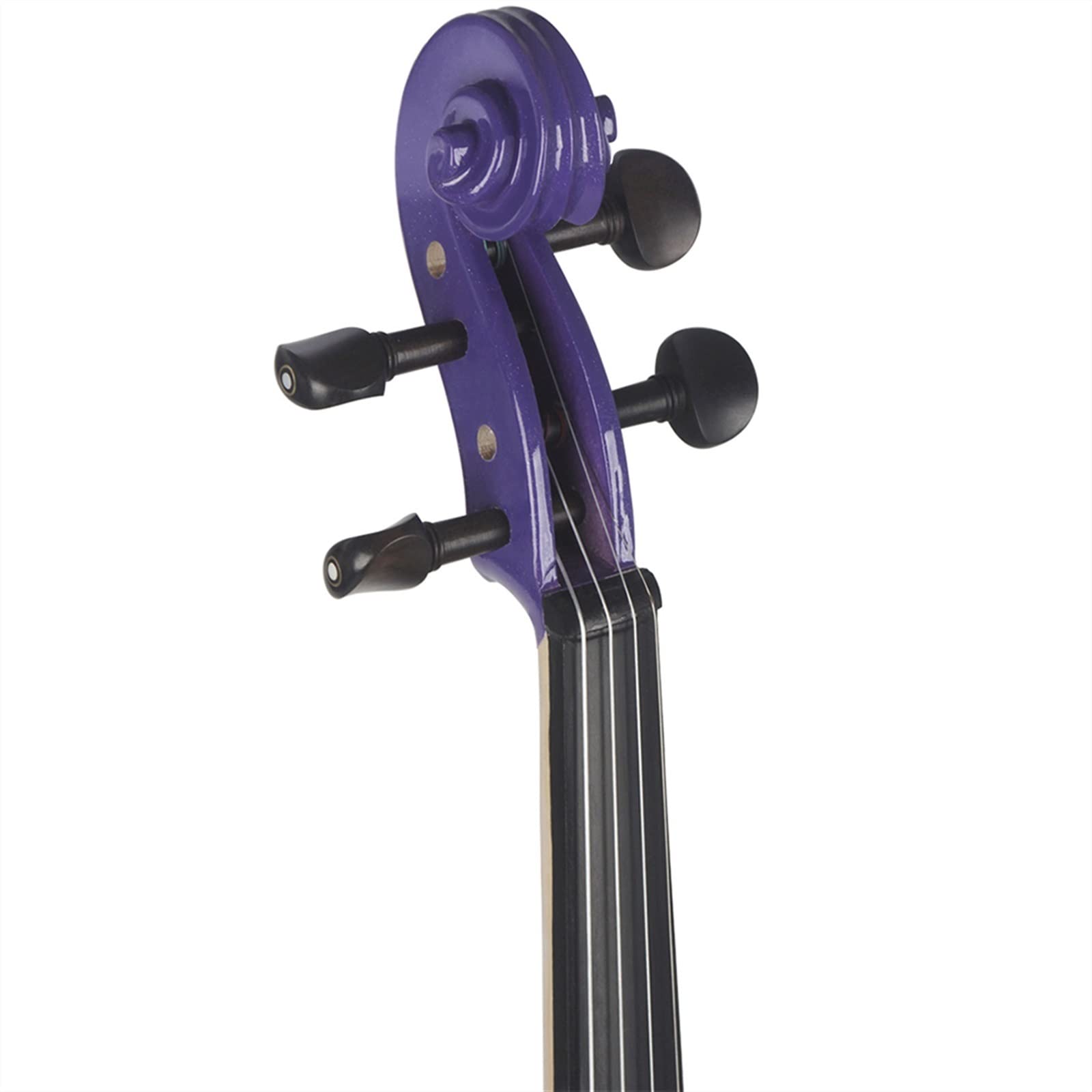 Strumento a Corde per Violino Elettrico Professionale 4/4 Violino Elettrico Viola con Custodia Cavo per Cuffie per Gli Amanti della Musica