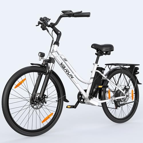 VARUN E Bike 26 Zoll, City E-Bike Damen Herren mit 55NM 250W Motor, 48V...