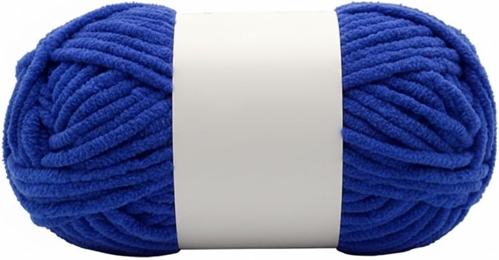 5 Rolls 50g Polyester Yarn for Crocheting 4mm Chunky Craft Cord 55m(9)