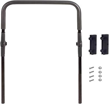 Folding Wagon Handle Push Pull Bar Fits Width 50cm-52cm Removable Utility Spare Parts Trolley Handle Wagon Attachment