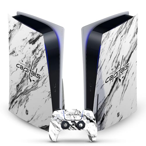 Skin Washington Capitals PS5 autocollant vinyle marbre Head Case Designs pour console et manette