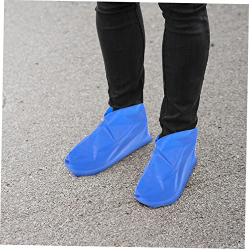 ULTECHNOVO 2 pares de protectores impermeables para botas, cubrebotas para deportes al aire libre, lluvia y nieve miniatura 2