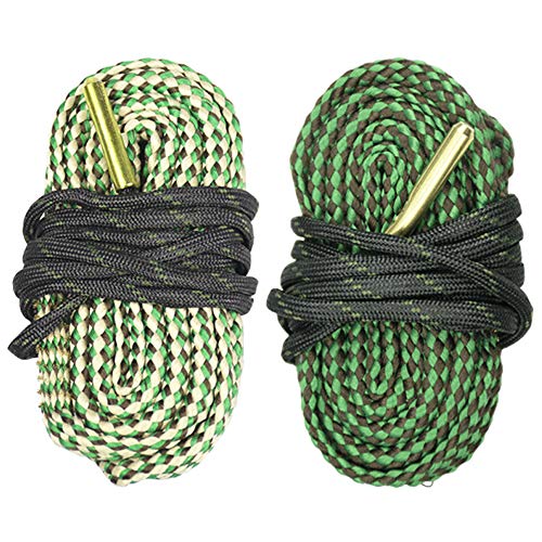AUHOKY Gun Snake Bore Cleaner, Rifle Pistol Shotgun Gun Bore Snake Cleaning Kits for 12 GA Gauge.22 .223Cal, 5.56mm.38 .357 .380 Cal, 9mm.30 Cal.308, 30-06.300.303, 7.62mm (G02+G04)