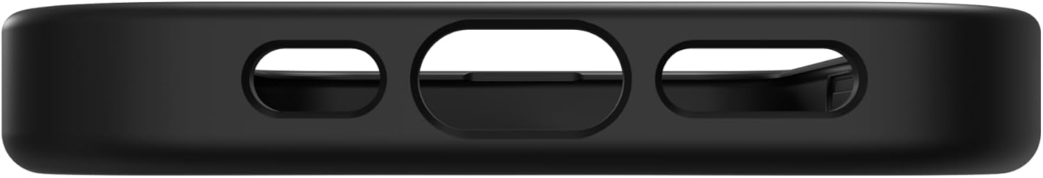 ZAGG Luxe Case for iPhone 17e/ 16e/ 15/14/ 13-10ft Drop Protection, Eco-Friendly, Wireless Charging Compatible, Slim Lightweight Design, Ripple Pattern for Secure Grip, Black