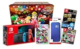 【Amazon.co.jp限定】<ニンテンドースイッチ ホリデーギフトセット>Splatoon 2 (スプラトゥーン2)+Nintendo Switch 本体 (ニンテンドースイッチ) Joy-Con(L) ネオンブルー/(R) ネオンレッド+アクセサリーセット+おまけ付き