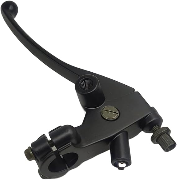 7/8 22mm Left Clutch Brake Lever Perch With Mirror Mount For Motorcycle Mirror Base Mount