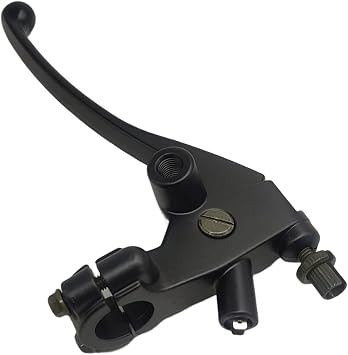 7/8 22mm Left Clutch Brake Lever Perch With Mirror Mount For Motorcycle Mirror Base Mount