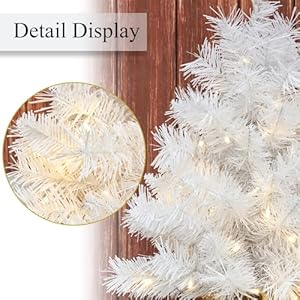 White christmas tree 2ft prelit battery operated timer lighted artificial small mini xmas pine trees decorations tabletop centerpiece mantel home decor  urban country home decor