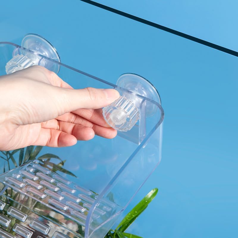 Forher Suction Cup Turtle Platform with Adjustable Guardrail