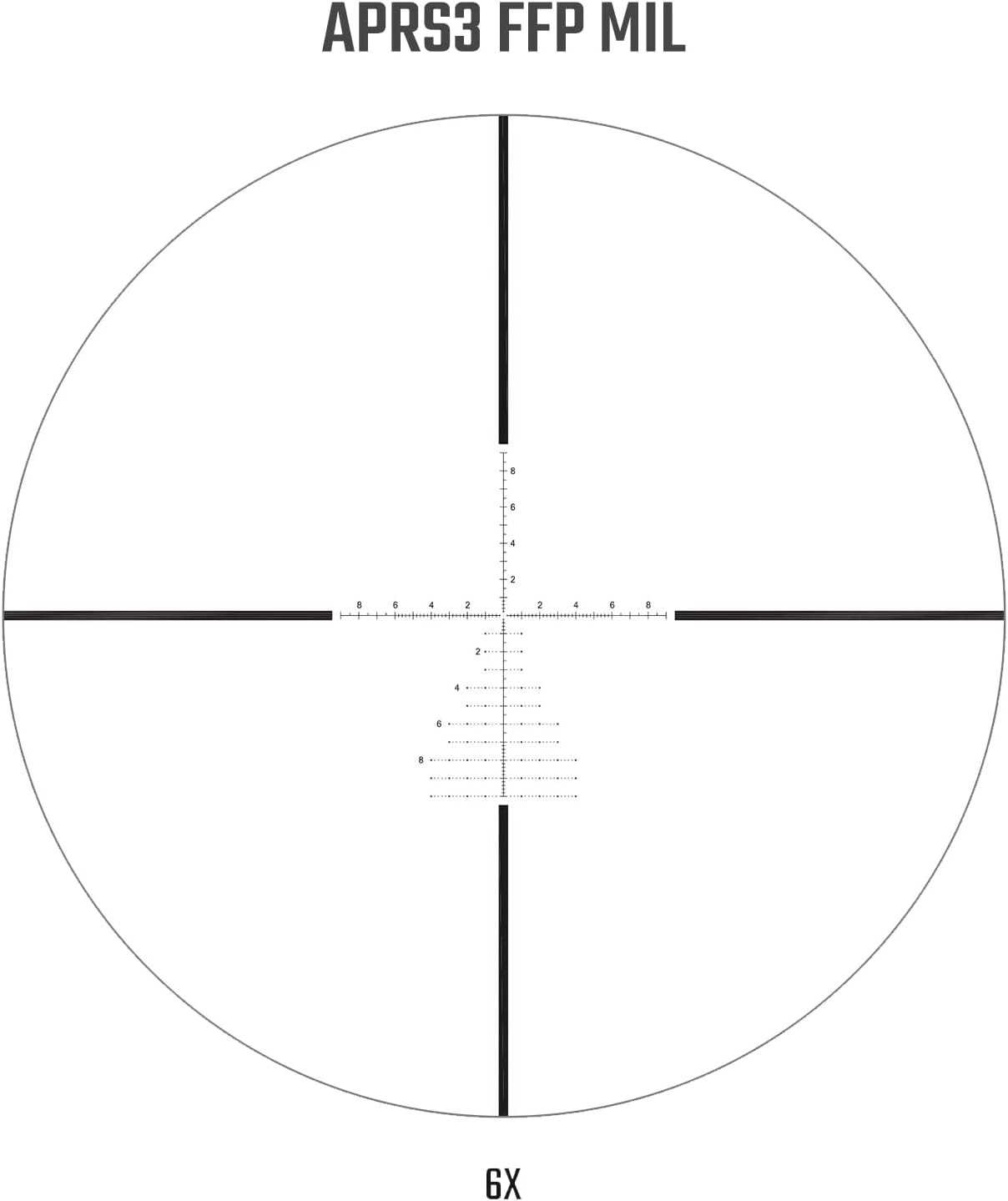 Athlon Optics Midas TAC HD 6-24x50 F1/First Focal Plane 30mm Tube Magnifying True Precision Zero Stop Shockproof Weatherproof Hunting Long-Range Target Shooting Gun Scope