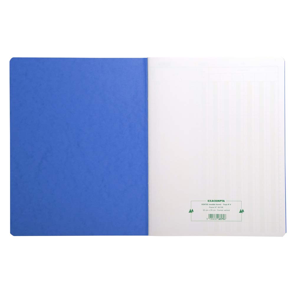 Cahier Pages Numérotées Cahier Comptable PIQ 32x25cm - 80 Pages 4 Colonnes Fabriqué France 32x25cm 80 Pages 4 Colonnes