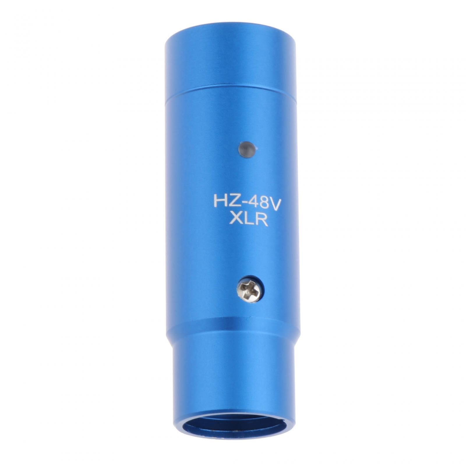 5 Set Phantomspeisung Adapter Stereo für Kondensator Mic Plug and Play XLR Mic Adapter blau Länge 63mm