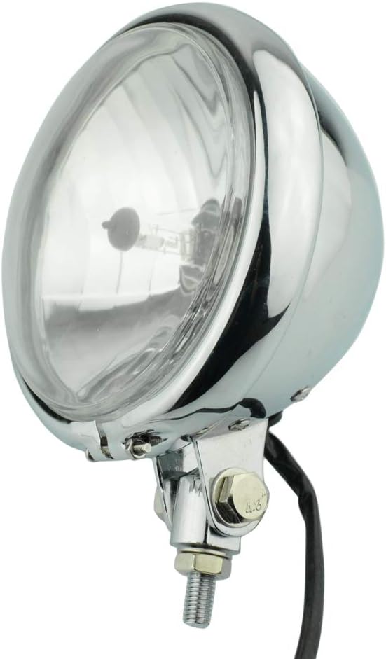 5.75" Bullet Halogen Motorcycle Headlight H4 Bronze Bulb for bobbers, cafe racers and custom