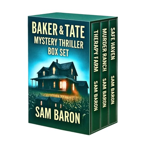 BAKER & TATE MYSTERY THRILLERS BOX SET Books 4-6 Audiolibro Por Sam Baron arte de portada