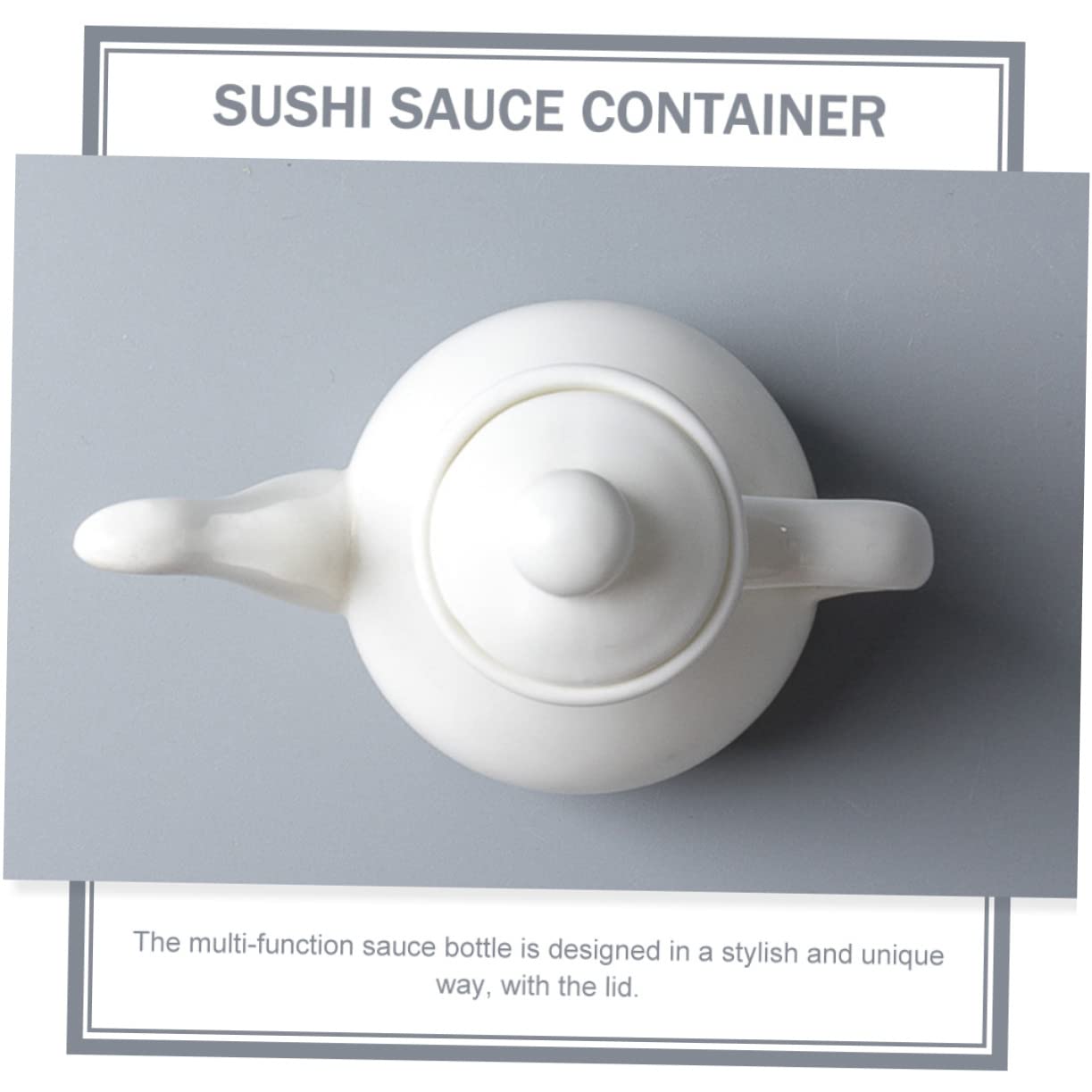 ULDIGI 2pcs Ceramic Vinegar Pot Vinegar Dispenser Syrup Cruet Bottle Olive Oil Bottle Dispenser Ceramic Oil Dispenser Sauce Pitcher Kitchen Multifunction Ceramics Sauce Pot White