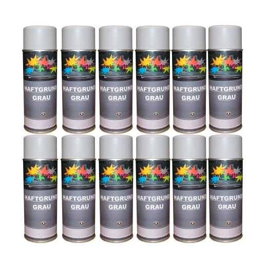 12 Haftgrund primaire d'adhérence gris 400 ml par spray aérosol
