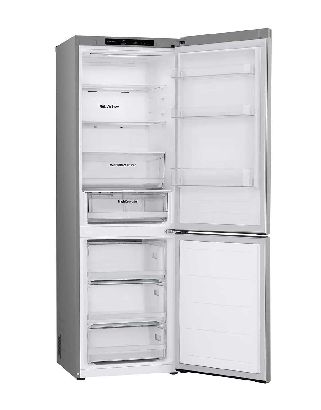 LG Kühl-Gefrierkombination GBV3100APY, 344L Gesamtvolumen, 186 cm, Energieklasse A, Total No Frost, LINEARCooling, DoorCooling+, leise & effizient, Prime Silver