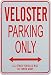 Veloster Parking ONLY - Miniature Fun Parking Sign