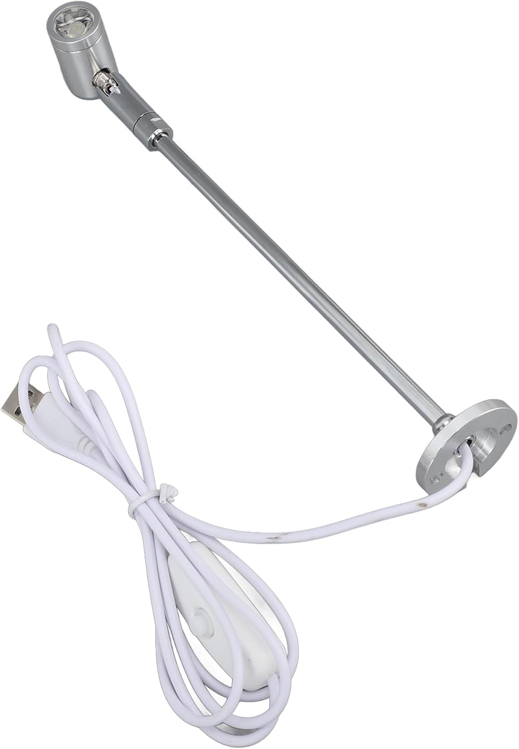Mini LED Spotlight, 5 V, Aluminium Jewellery Showcase, Display Light, Standing Light for Small Cabinet, Suitable for Dressing Table, Wardrobes, Restaurants, Galleries (LED Light)