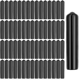 Wetrys 80 Pcs Black Liquor Pourer Cap Rubber Bottle Pour Dispenser Spout Dust Covers