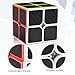 D-FantiX Carbon Fiber 2x2 Speed Cube 2x2x2 Magic Cube Puzzle Toys for Kids