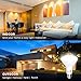 Bioluz LED 4 Pack BR30 LED Bulbs Indoor Flood Lights 90+ CRI 75W Equivalent uses 9.5W 2700K Warm White 850 Lumens E26 Base Dimmable Instant On Interior Home Décor UL Listed FCC RoAS Title 20 Certified