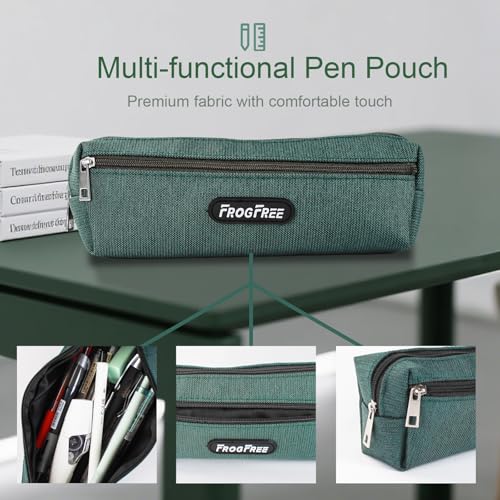 Image of Small Pencil Case - Zipper Pen Pouch for Students, Cute Pencil Bag Back To School Supplies
