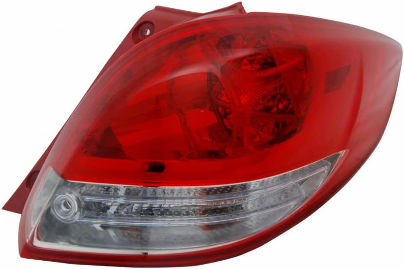KarParts360 For Hyundai Veloster Tail Light 2012 13 14 15 16 2017 Passenger Side | Clear | HY2801146 | 92402-2V000