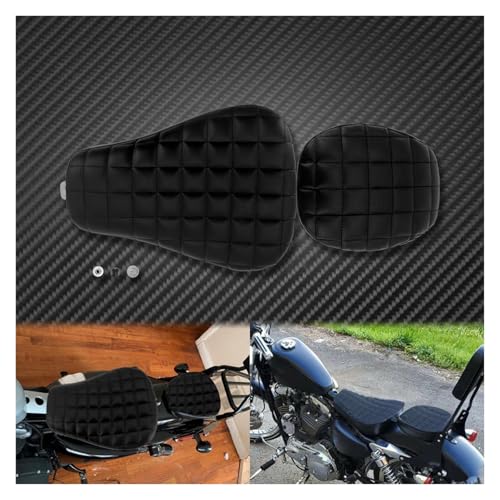 Coussin de Siège Moto Confortable Anti-Fatigue pour Selle XL1200V et XL1200X Sportster