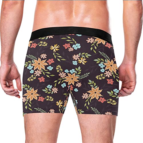 Bóxer para hombre elástico y transpirable de margaritas ropa interior cómoda pack de 2 3