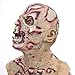 MOLEZU Scary Zombie Head Mask Vampire Mask for Adult Creepy Costume Horror Halloween Decoration Props, Latex Halloween Mask.