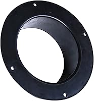 Vista 3 de Brida de conexión de conducto, conector de conducto de ventilación de aire de 4 pulgadas, placa de conector de conducto de brida de tubo recto