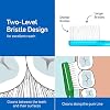 TePe Supreme Toothbrush, Soft Bristle Toothbrush, Tapered Brush Head for Sensitive Teeth and Gum Care, Adult, 3 Pack