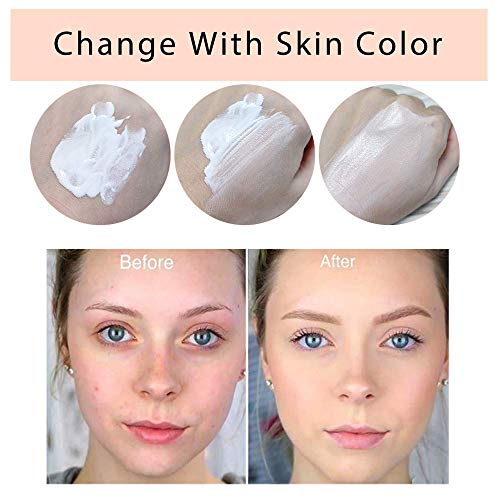TLM Colour Changing Liquid Foundation Hides Wrinkles & Lines, BB Cream Makeup Base Concealer Cover Moisturizing Fluid for all Skin Tone SPF15, Pack of 1 - Thumbnail 5